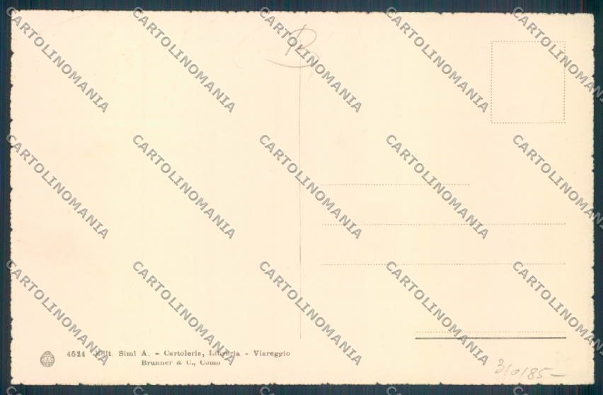 Lucca Viareggio cartolina RB5077 – retro