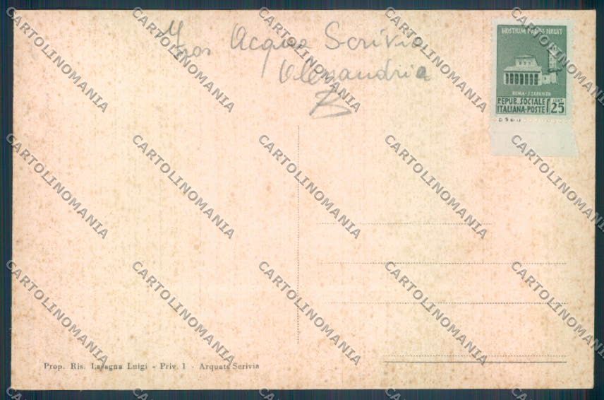 Alessandria Rigoroso di Arquata Scrivia cartolina RB5083 – retro