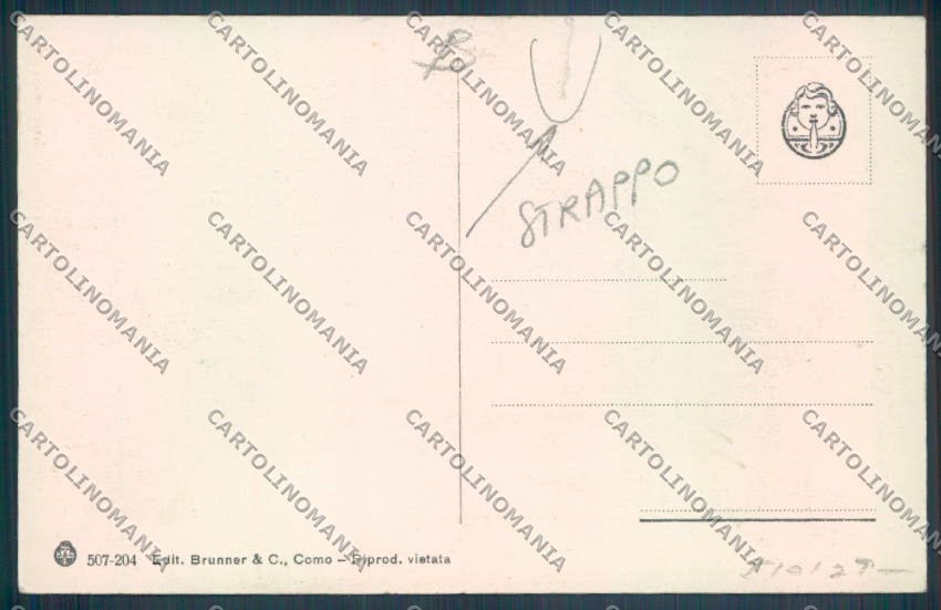 Savona Alassio Asino Donkey STRAPPO cartolina RB5101 – retro