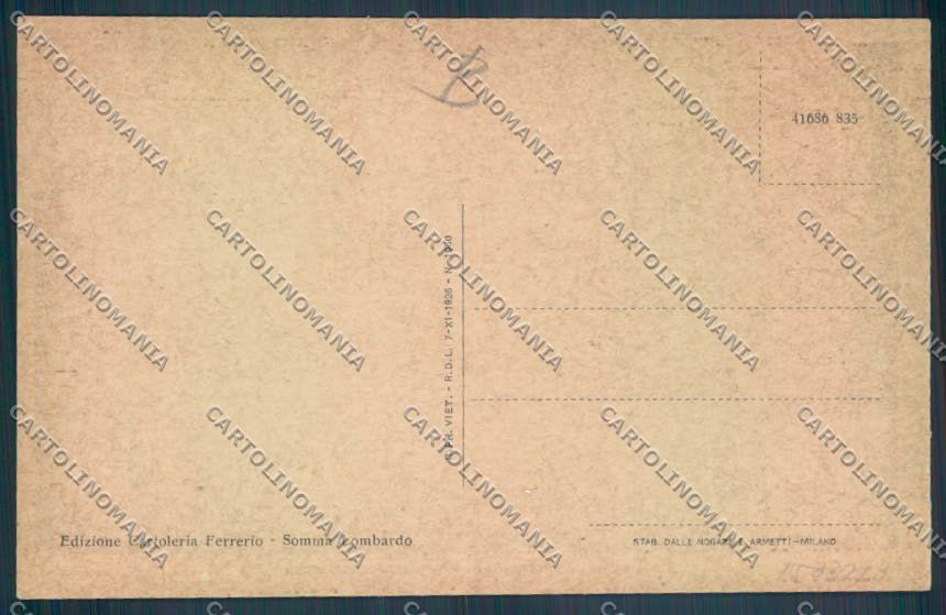 Varese Somma Lombardo cartolina RB5107 – retro
