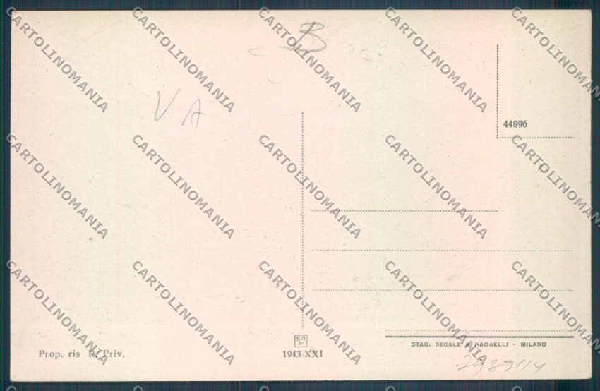 Varese Bardello cartolina RB5109 – retro