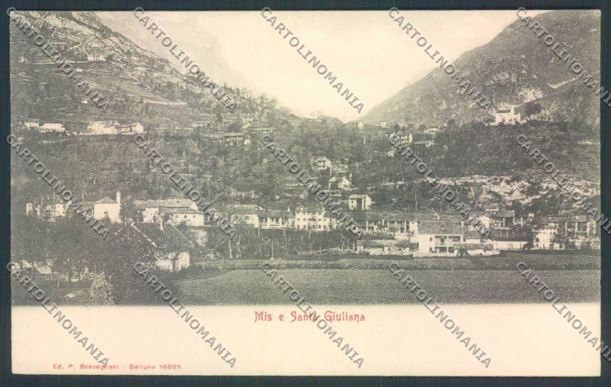 Belluno Santa Giuliana cartolina RB5114 – fronte
