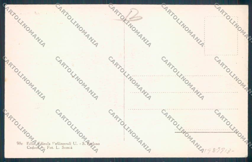 Belluno Santo Stefano Cadore cartolina RB5116 – retro