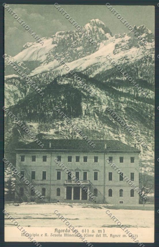 Belluno Agordo cartolina RB5120 – fronte