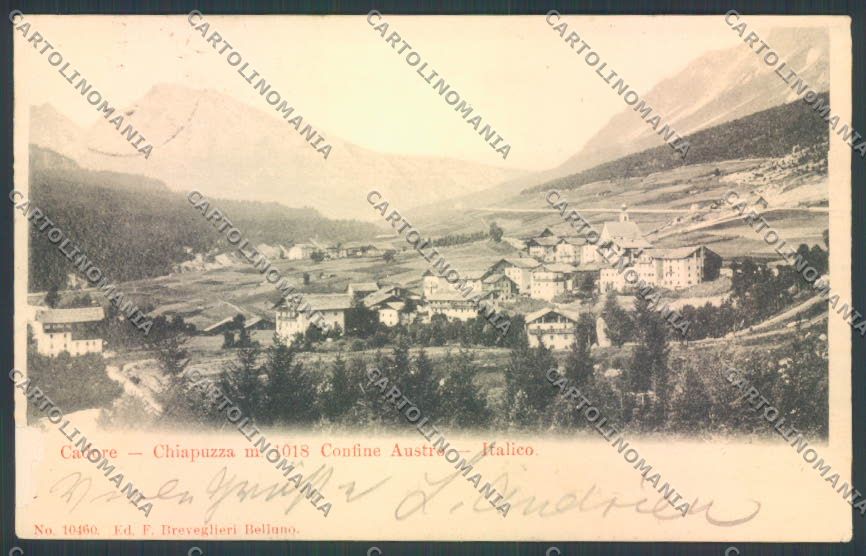 Belluno Cadore ABRASA cartolina RB5125 – fronte