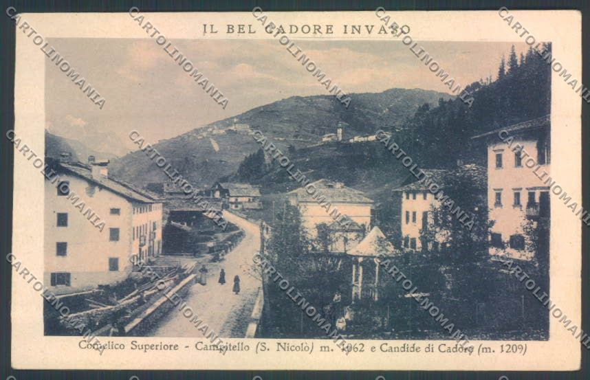 Belluno Comelico Superiore cartolina RB5128 – fronte