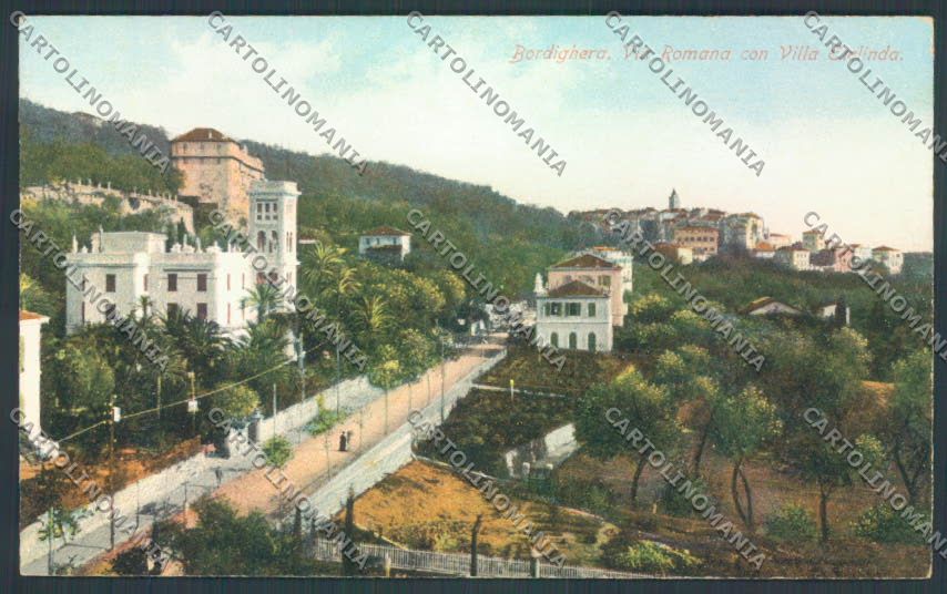 Imperia Bordighera cartolina RB5134 – fronte
