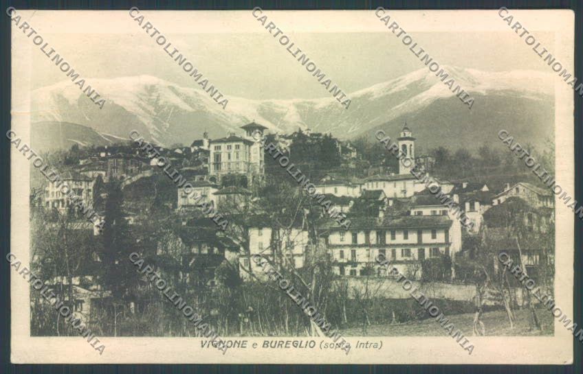 Verbania VignoneBureglio PIEGATA cartolina RB5147 – fronte
