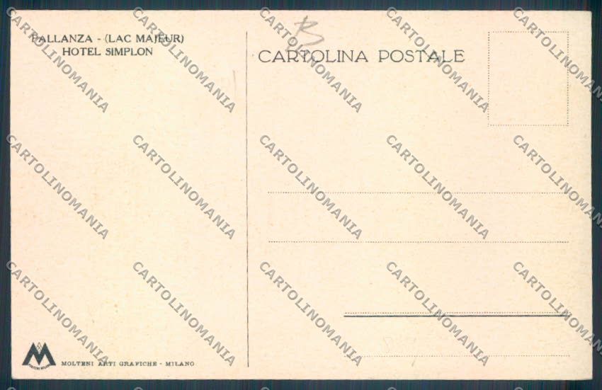 Verbania Pallanza Barca cartolina RB5153 – retro