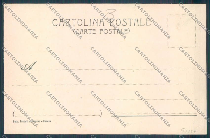 Genova Nervi cartolina RB5161 – retro