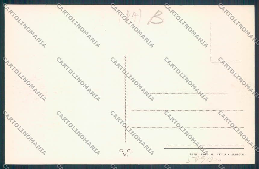 Como Albiolo cartolina RB5171 – retro