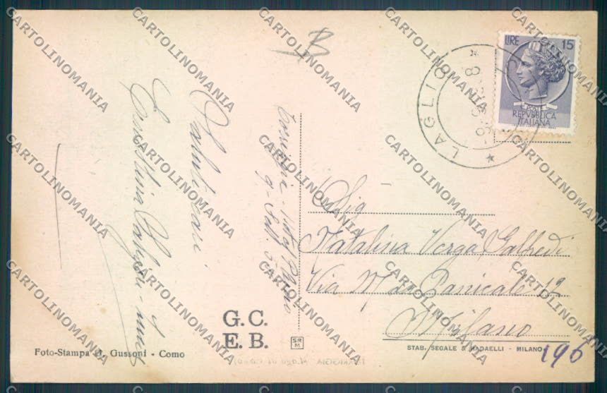 Como Torriggia cartolina RB5174 – retro