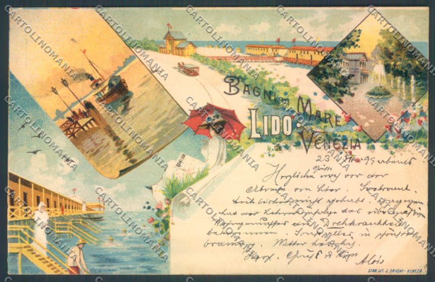 Venezia Lido di cartolina RB5187 – fronte