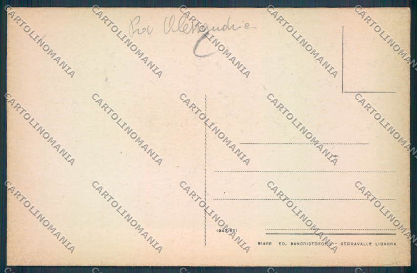 Alessandria Serravalle Libarna cartolina RB5192 – retro