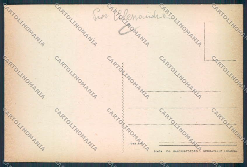 Alessandria Serravalle Libarna cartolina RB5193 – retro