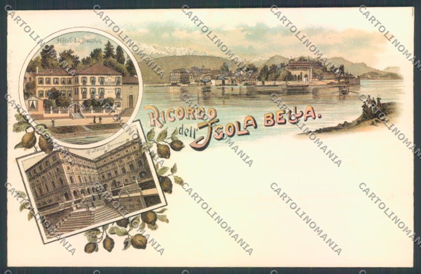 Verbania Isola Bella Gruss cartolina RB5207 – fronte