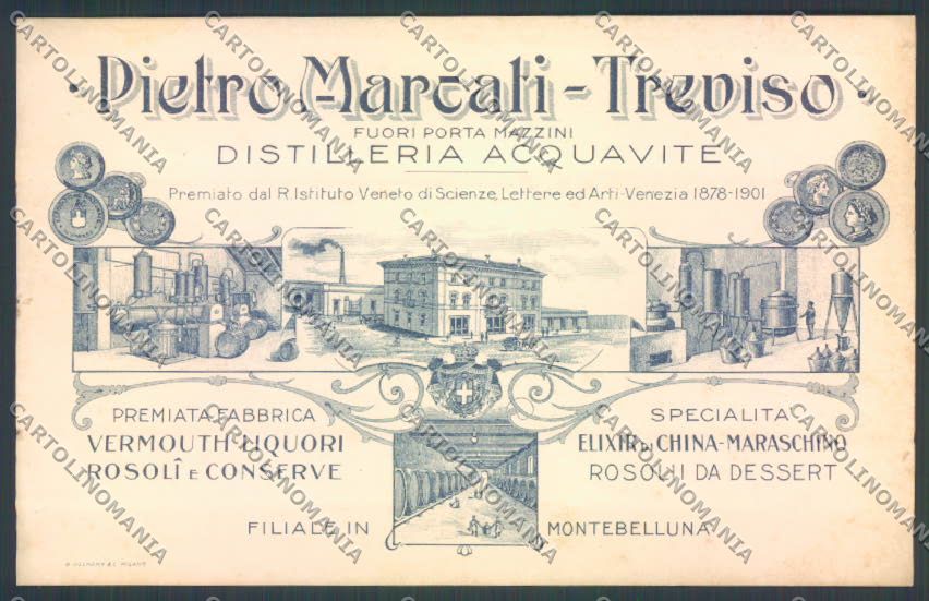 Treviso Pubblicitaria cartolina RB5218 – fronte
