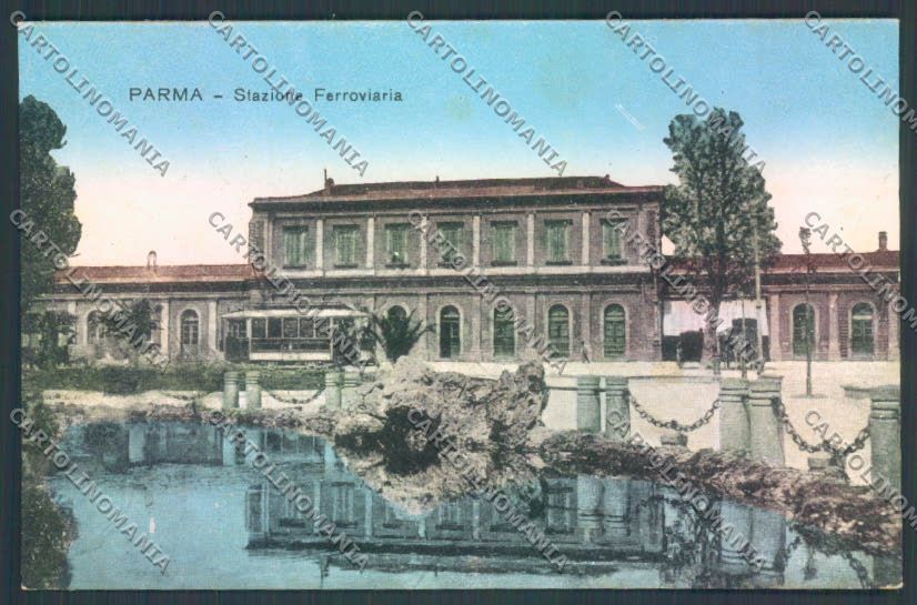 Parma Città Stazione Tram cartolina RB5225 – fronte