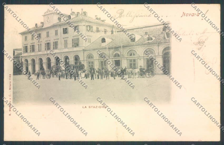 Novara Stazione cartolina RB5229 – fronte