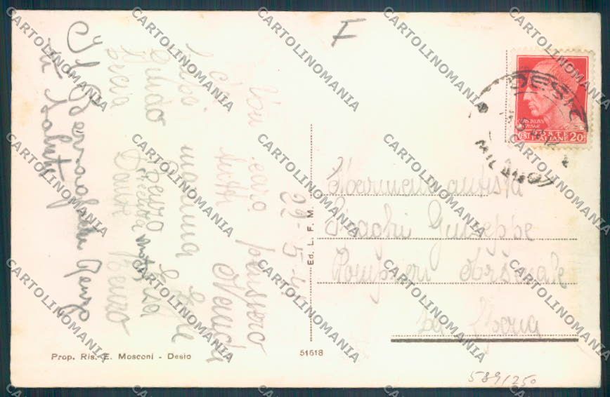 Milano Desio Stazione cartolina RB5248 – retro