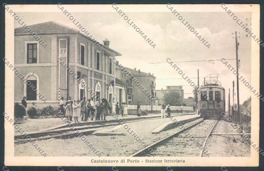 Roma Castelnuovo di Porto Stazione Treno cartolina RB5254 – fronte