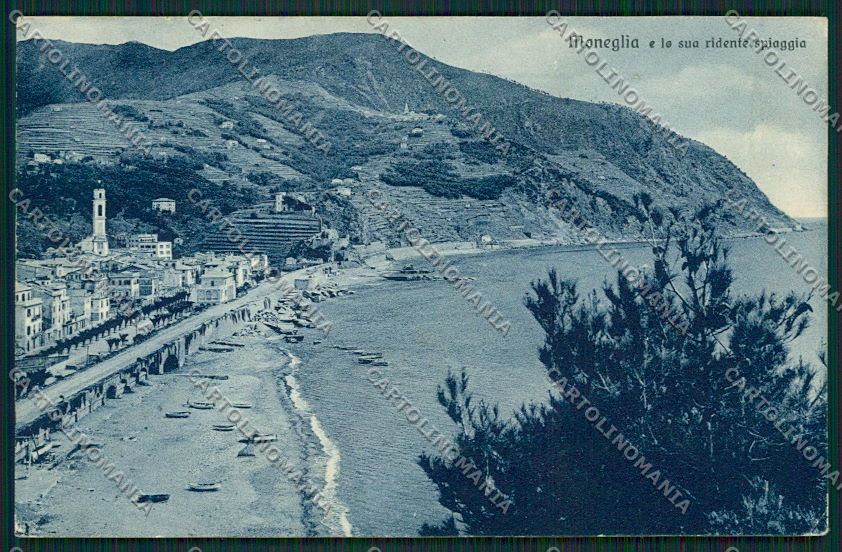 Genova Moneglia cartolina RB5265 – fronte