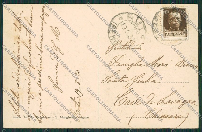 Genova Ruta cartolina RB5267 – retro