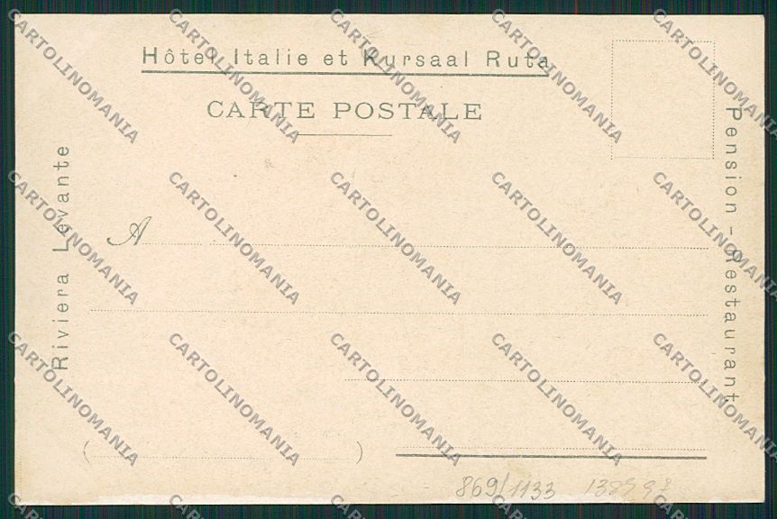 Genova Ruta cartolina RB5269 – retro