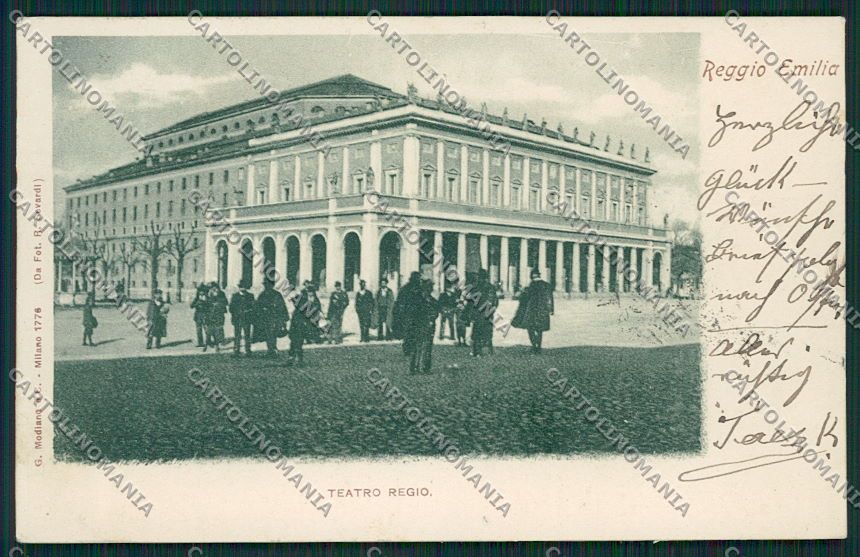 Reggio Emilia Città Teatro cartolina RB5277 – fronte