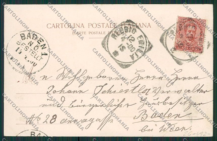 Reggio Emilia Città Teatro cartolina RB5277 – retro