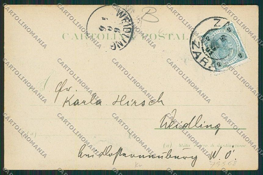 Croazia Croatia Zara cartolina RB5340 – retro