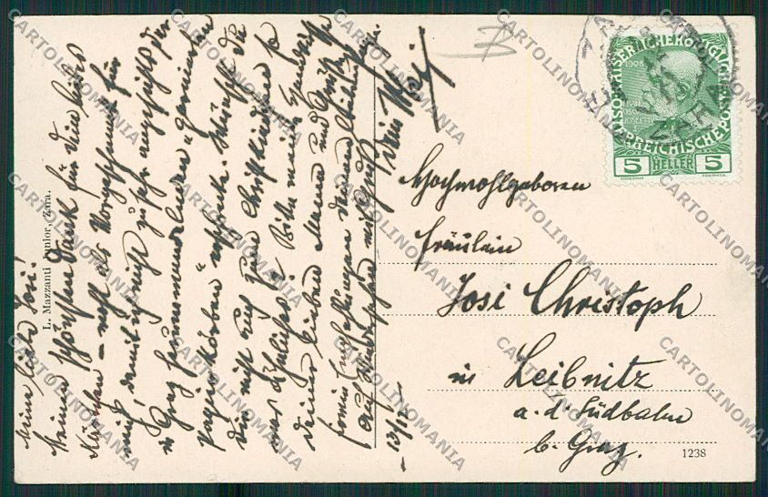 Croazia Croatia Zara cartolina RB5343 – retro