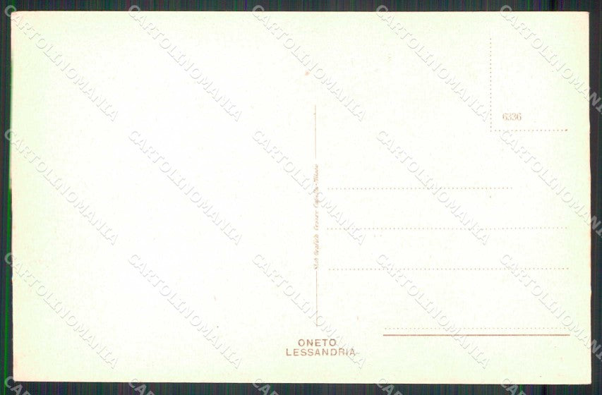 Alessandria Città Palazzo del Littorio Fascismo cartolina RB5382 – retro