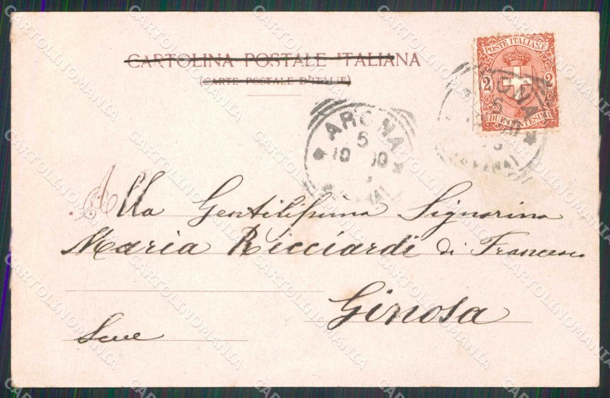 Novara Arona Lago Maggiore Chiaro di Luna cartolina RB5401 – retro