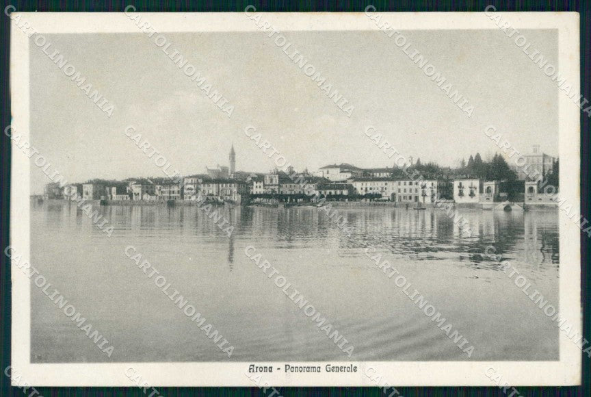 Novara Arona Lago Maggiore Veduta Generale cartolina RB5407 – fronte