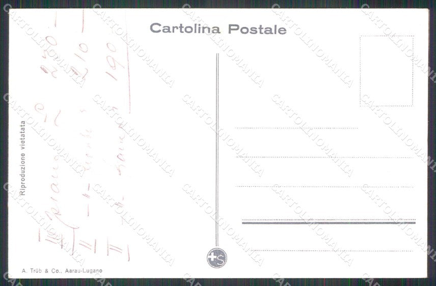 Savona Alassio Riviera Grand Hotel Méditerranée cartolina RB5412 – retro