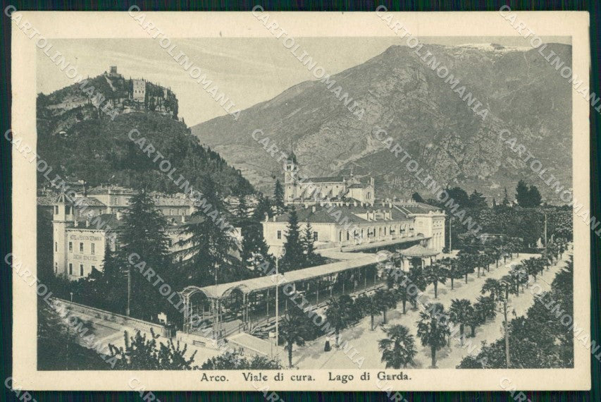 Trento Arco Viale di Cura Lago di Garda cartolina RB5437 – fronte