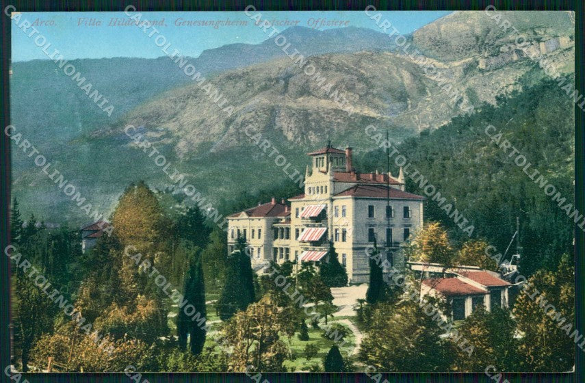 Trento Arco Villa Hildebrand cartolina RB5451 – fronte