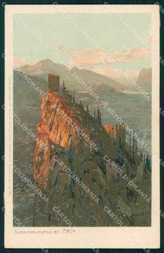 Trento Arco Castello Diemer cartolina RB5454 – fronte
