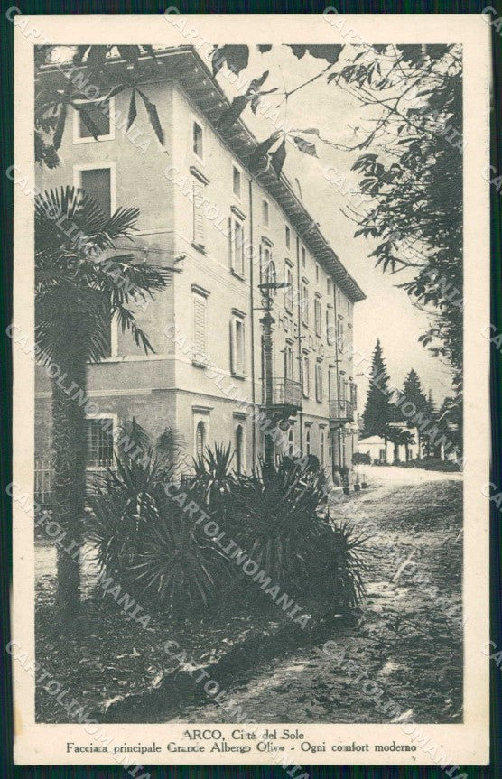 Trento Arco Facciata Principale Grande Albergo Olivo cartolina RB5458 – fronte