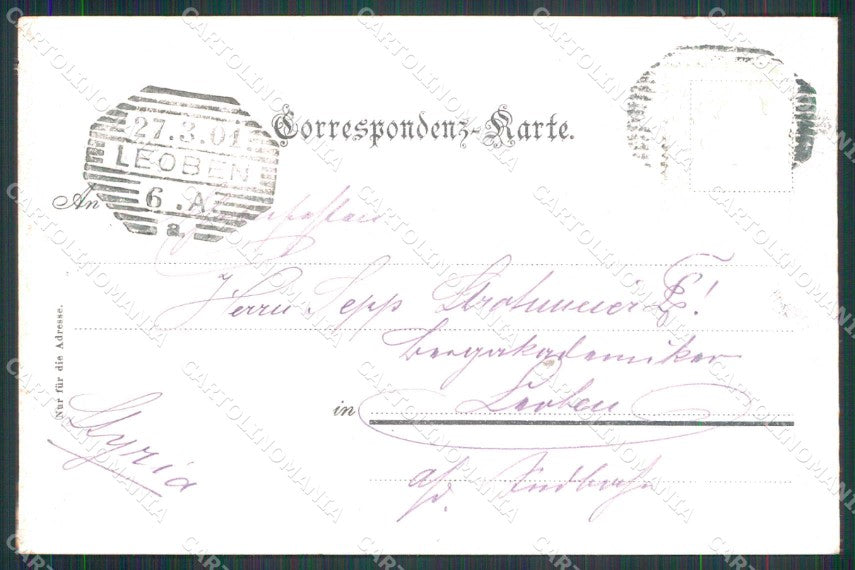 Trento Arco Veduta Generale Castello ABRASA cartolina RB5473 – retro
