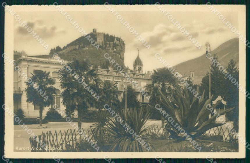 Trento Arco Hotel Pension Strasser Castello Foto cartolina RB5476 – fronte