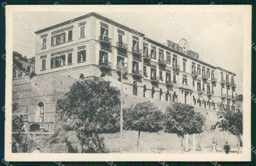 Agrigento Città Grand Hotel et Agrigentum cartolina RB5483 – fronte