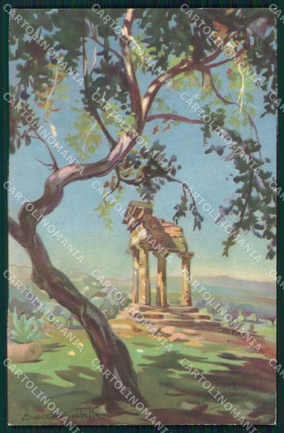 Agrigento Città Tempio di Castore Polluce cartolina RB5488 – fronte