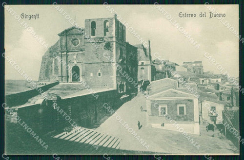 Agrigento Città Esterno del Duomo cartolina RB5493 – fronte