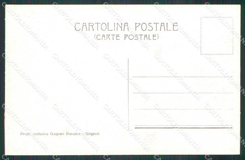 Agrigento Città Esterno del Duomo cartolina RB5493 – retro