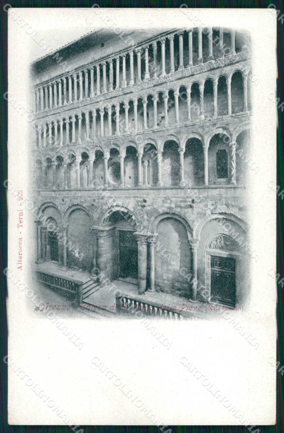 Arezzo Città Chiesa Santa Maria della Pieve Alterocca 273 Foto cartolina RB5503 – fronte