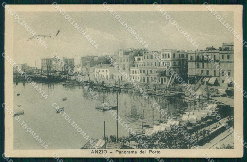 Roma Anzio Porto con Barche cartolina RB5508 – fronte