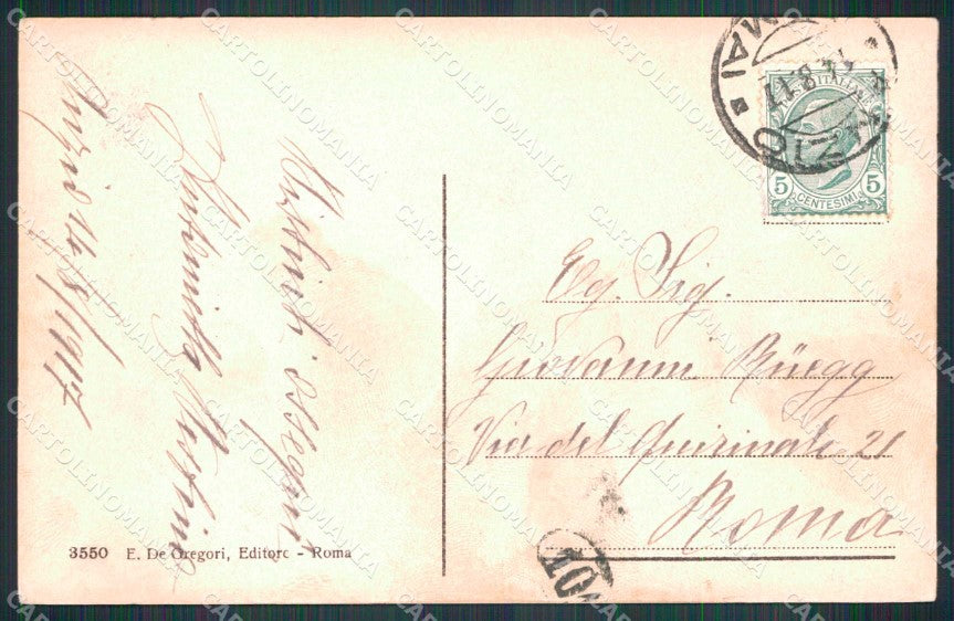 Roma Anzio Porto con Barche cartolina RB5508 – retro