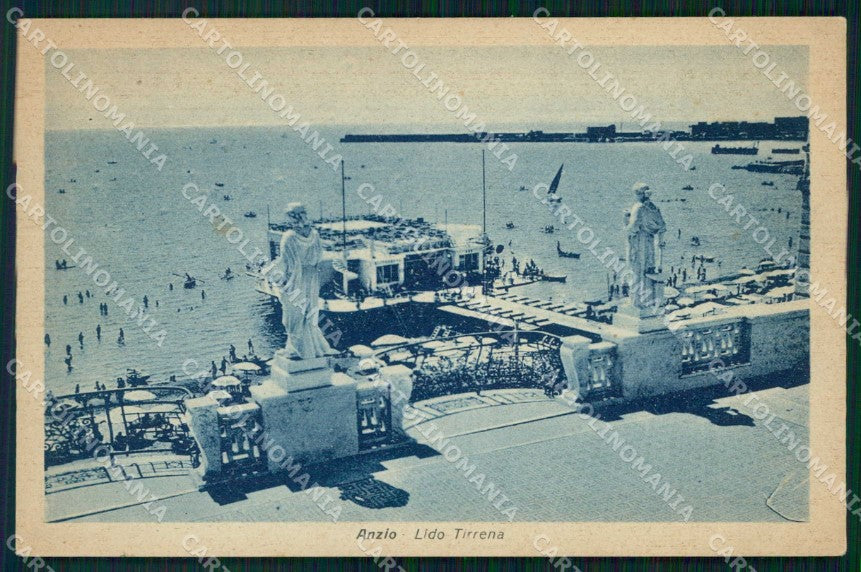 Roma Anzio Lido Tirrena Barche cartolina RB5512 – fronte